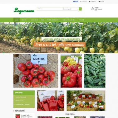 Realizare magazin online distribuitor seminte